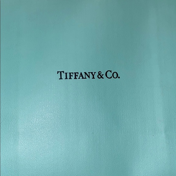 New auth Tiffany & Company gift paper shopping bag turquoise - Picture 4 of 6